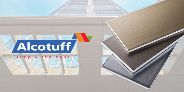 Aluminium Composite Panel ACP ALCOTUFF Surabaya: Warna Pure White
